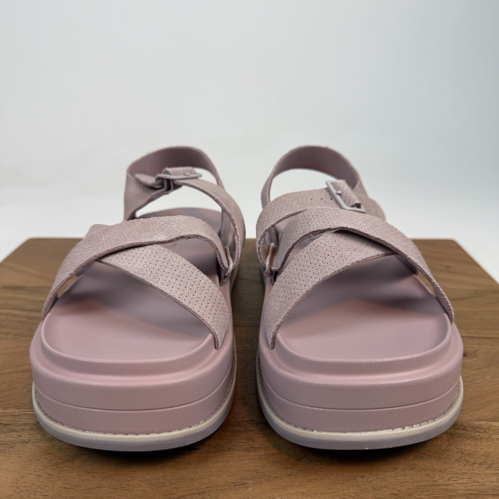 New Womens Chaco Townes Midform Rose Quartz Strappy Outdoor Hiking Sandals Sz 9M - Picture 2 of 8